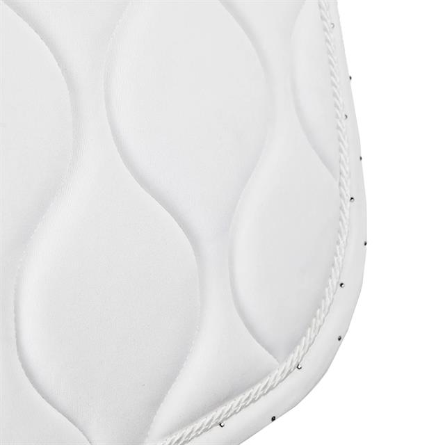 Saddle Pad Crystal Dressage Montar MOFlow White