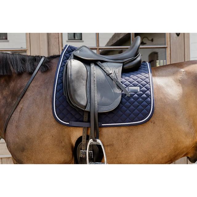 Saddle Pad Diamond Rope Dressage Kentucky Dark Blue
