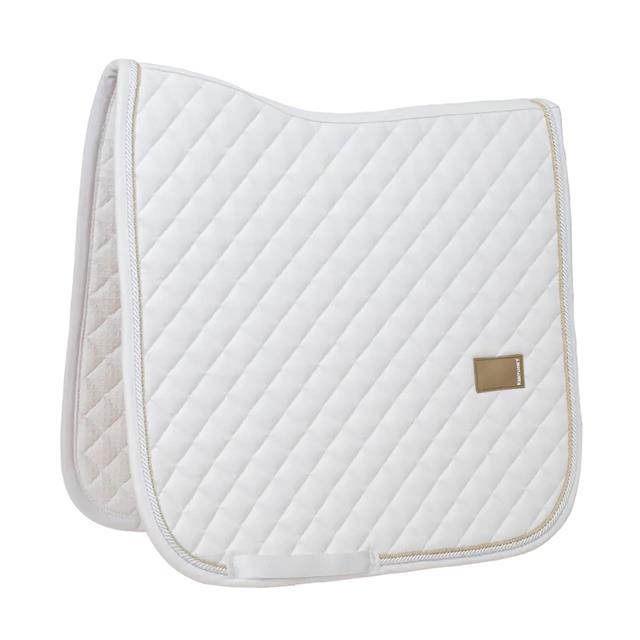 Saddle Pad Diamond Rope Dressage Kentucky White