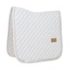 Saddle Pad Diamond Rope Dressage Kentucky White