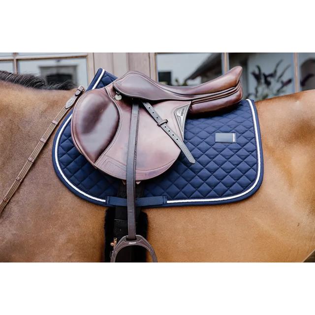 Saddle Pad Diamond Rope Jumping Kentucky Dark Blue