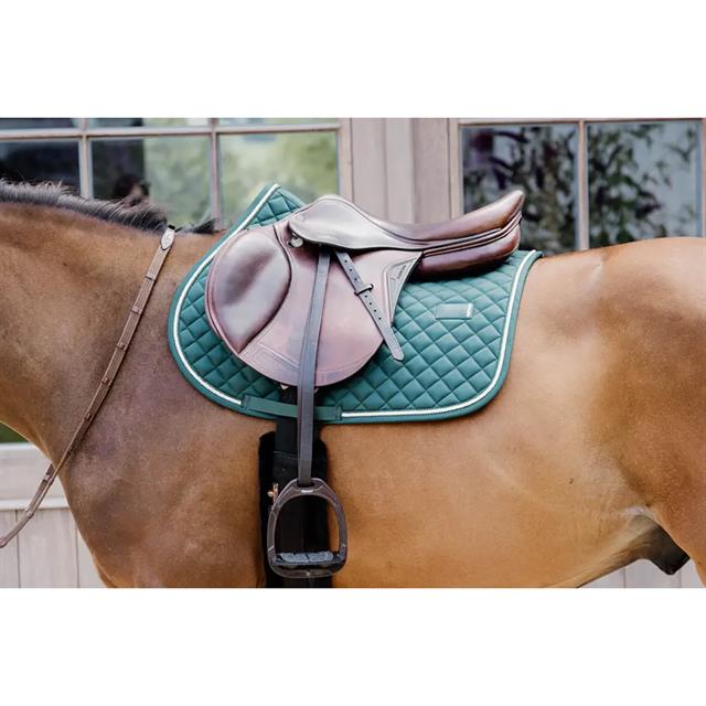 Saddle Pad Diamond Rope Jumping Kentucky Green