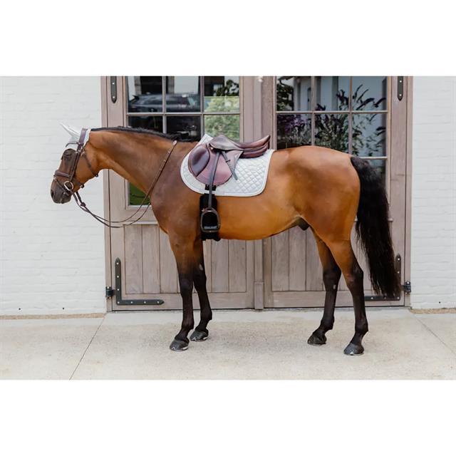 Saddle Pad Diamond Rope Jumping Kentucky Grey