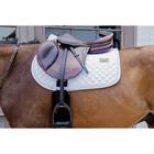 Saddle Pad Diamond Rope Jumping Kentucky White