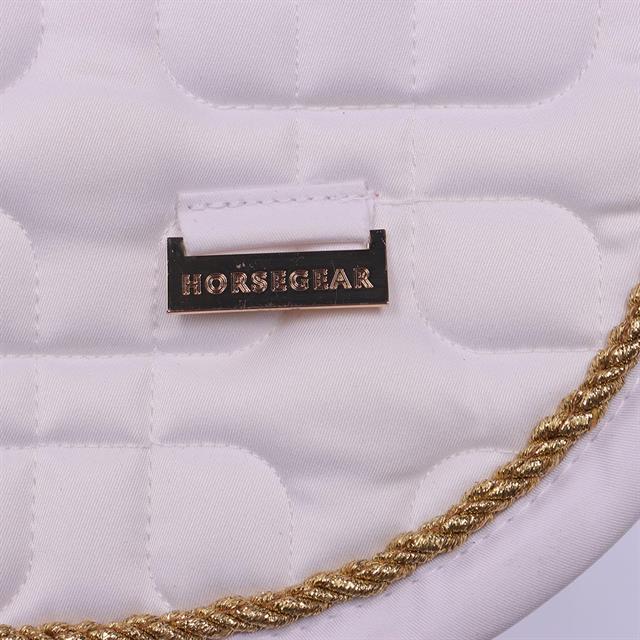 Saddle Pad Edgehill Horsegear White-Gold