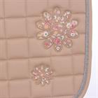 Saddle Pad Equestrian Flowers Epplejeck Beige