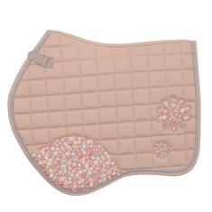 Saddle Pad Equestrian Flowers Epplejeck Beige