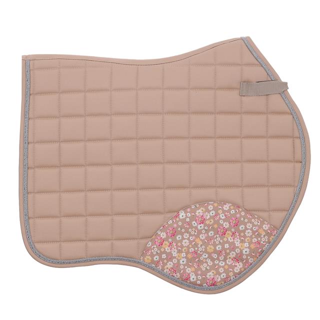 Saddle Pad Equestrian Flowers Epplejeck Beige
