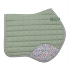 Saddle Pad Equestrian Flowers Epplejeck Green