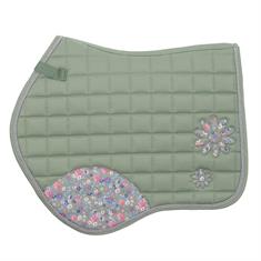 Saddle Pad Equestrian Flowers Epplejeck Green