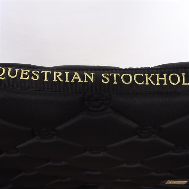 Saddle Pad Equestrian Stockholm Black Gold Black-Gold