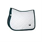 Saddle Pad Equestrian Stockholm Modern White Dramatic Monday White-Green