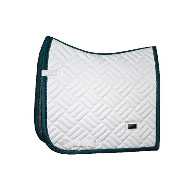 Saddle Pad Equestrian Stockholm Modern White Dramatic Monday White-Green