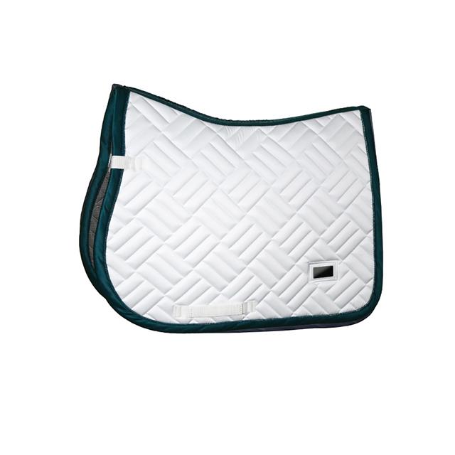 Saddle Pad Equestrian Stockholm Modern White Dramatic Monday White-Green