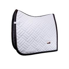 Saddle Pad EQUESTRIAN STOCKHOLM MODERN WHITE MOONLES White-Brown