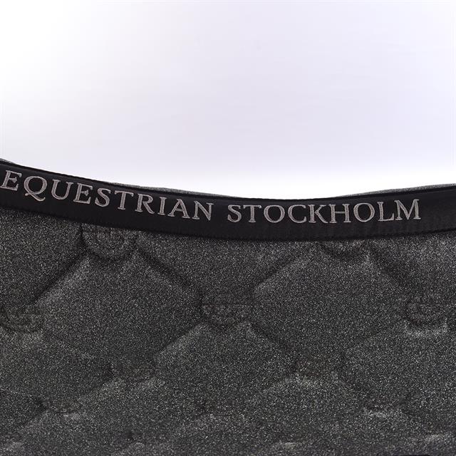 Saddle Pad Equestrian Stockholm Northern Light Glimmer Black-Silver