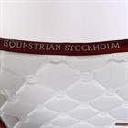 Saddle Pad Equestrian Stockholm Perfection White Bordeaux White-Red