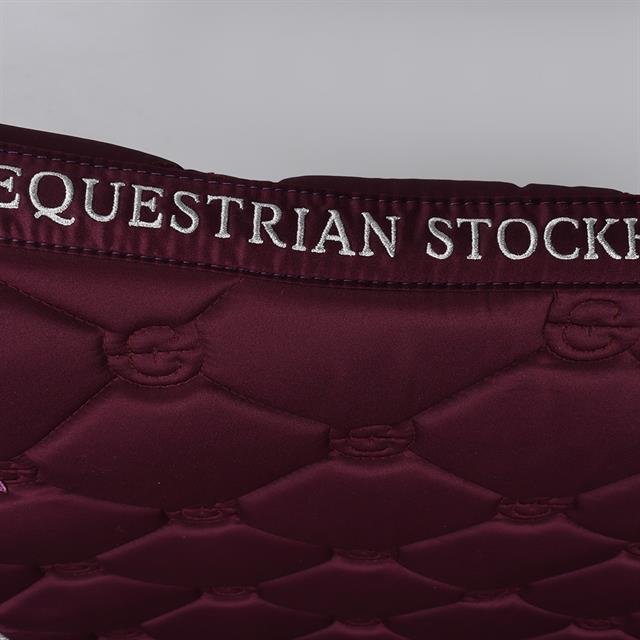 Saddle Pad Equestrian Stockholm Purple White Edge Purple