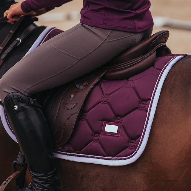 Saddle Pad Equestrian Stockholm Purple White Edge Purple