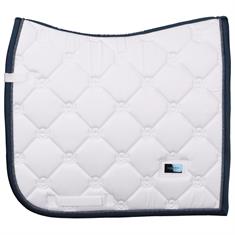 Saddle Pad Equestrian Stockholm White Blue Meadow