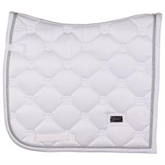 Saddle Pad Equestrian Stockholm White Perfect Silver White-Silver