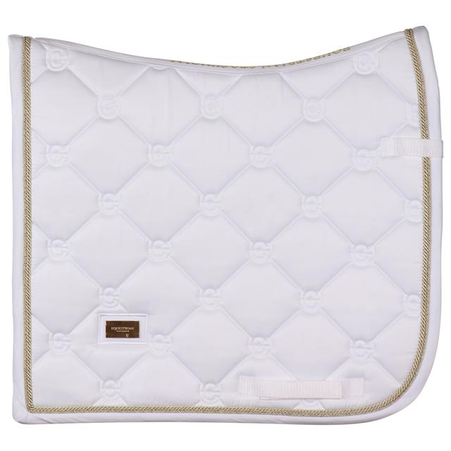 Saddle Pad Equestrian Stockholm White Perfection Gold White-Gold