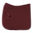 Saddle Pad Eskadron Cotton Classic Silver Dark Red