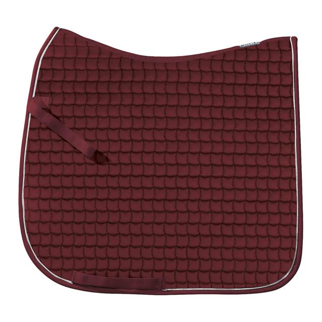 Saddle Pad Eskadron Cotton Classic Silver Dark Red