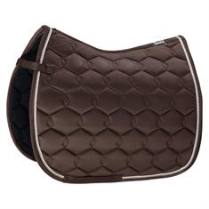 Saddle Pad Eskadron Glossy Wave Contrast Dark Brown