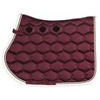 Saddle Pad Eskadron Glossy Wave Contrast Dark Red