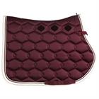 Saddle Pad Eskadron Glossy Wave Contrast Dark Red