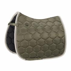 Saddle Pad Eskadron Glossy Wave Contrast Green