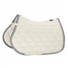 Saddle Pad Eskadron Glossy Wave Contrast Off White