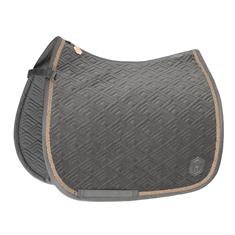 Saddle Pad Eskadron Heritage Velvet Emblem Light Grey