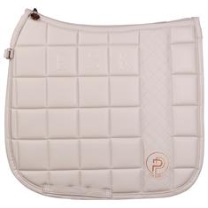 Saddle Pad Eskadron Platinum Biq Square Faux Leather Light Brown