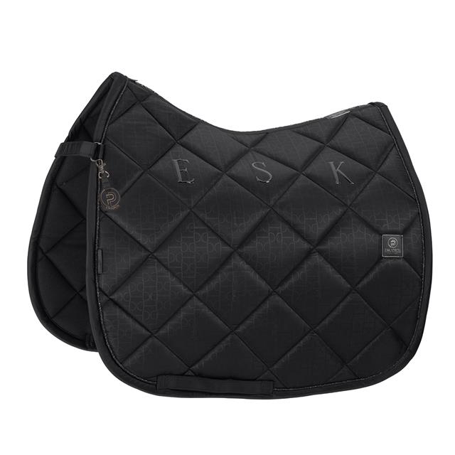 Saddle Pad Eskadron Platinum Glossy Bit Dressage Black
