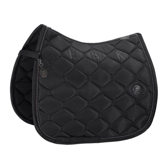 Saddle Pad Eskadron Platinum Highgloss Pearls Dressage Black