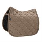 Saddle Pad Eskadron Platinum Highgloss Pearls Dressage Light Brown