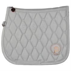 Saddle Pad Eskadron Platinum Metallic Leather Shetty Light Blue