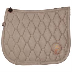 Saddle Pad Eskadron Platinum Metallic Leather Shetty Light Brown