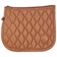 Saddle Pad Eskadron Platinum Metallic Leather Shetty Mid Brown