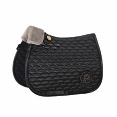 Saddle Pad Eskadron Platinum Satin Cloud Shetty Black