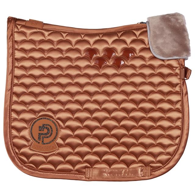 Saddle Pad Eskadron Platinum Satin Cloud Shetty Mid Brown