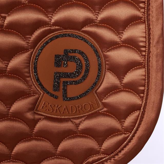 Saddle Pad Eskadron Platinum Satin Cloud Shetty Mid Brown
