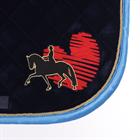 Saddle Pad Harry's Horse Friesian Style Dark Blue