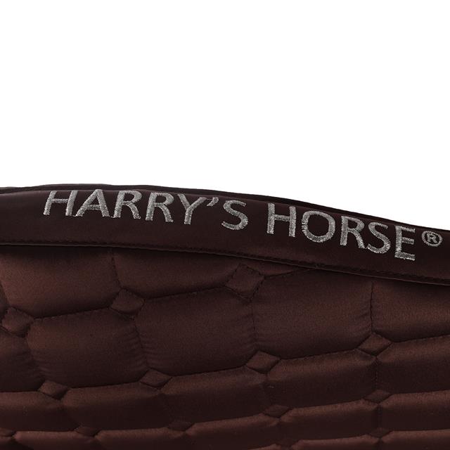 Saddle Pad Harry's Horse Reverso Satin III Brown