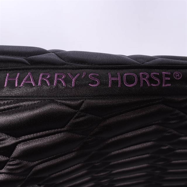 Saddle Pad Harry's Horse Satin Denici Cavalli Amathy Black