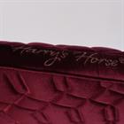 Saddle Pad Harry's Horse Velvet Dark Red