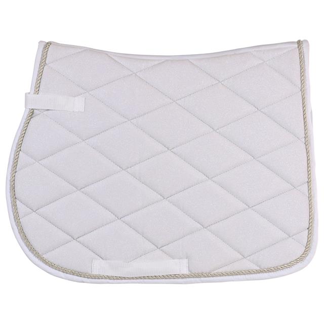 Saddle Pad HB Sparkling Shet White