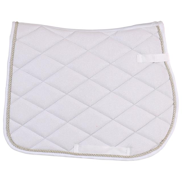 Saddle Pad HB Sparkling Shet White